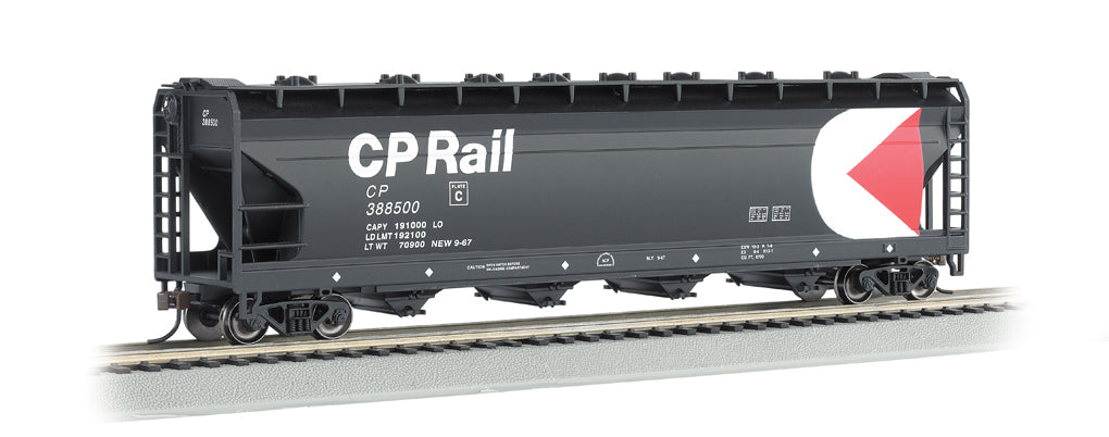 Bachmann 17529 HO Scale 56' ACF Centerflow Covered Hopper Canadian Pacific CP RAIL