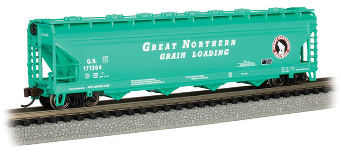 Bachmann 17561 N Scale 56' ACF Covered Hopper Great Northern GN 27429 ...