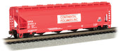 Bachmann 17562 N Scale 56' ACF Covered Hopper Continental Polymers CPIX 3000