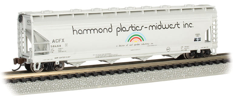 Bachmann 17563 N Scale 56' ACF Covered Hopper Hammond Plastics ACFX 58468