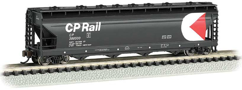 Bachmann 17565 N Scale 56' ACF Covered Hopper Canadian Pacific CP RAIL 388511