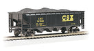 Bachmann 17618 HO Scale 40' 4 Bay Open Hopper with Coal Load CSX