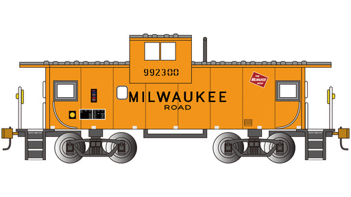 Bachmann 17713 HO Scale Wide Vision Caboose Milwaukee Road MILW 992300