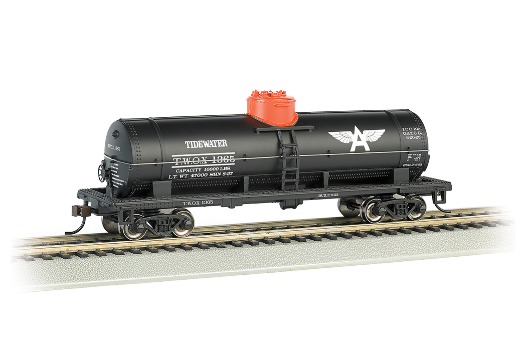Bachmann 17802 HO Scale Single Dome Tank Car Tidewater TWCX 1365