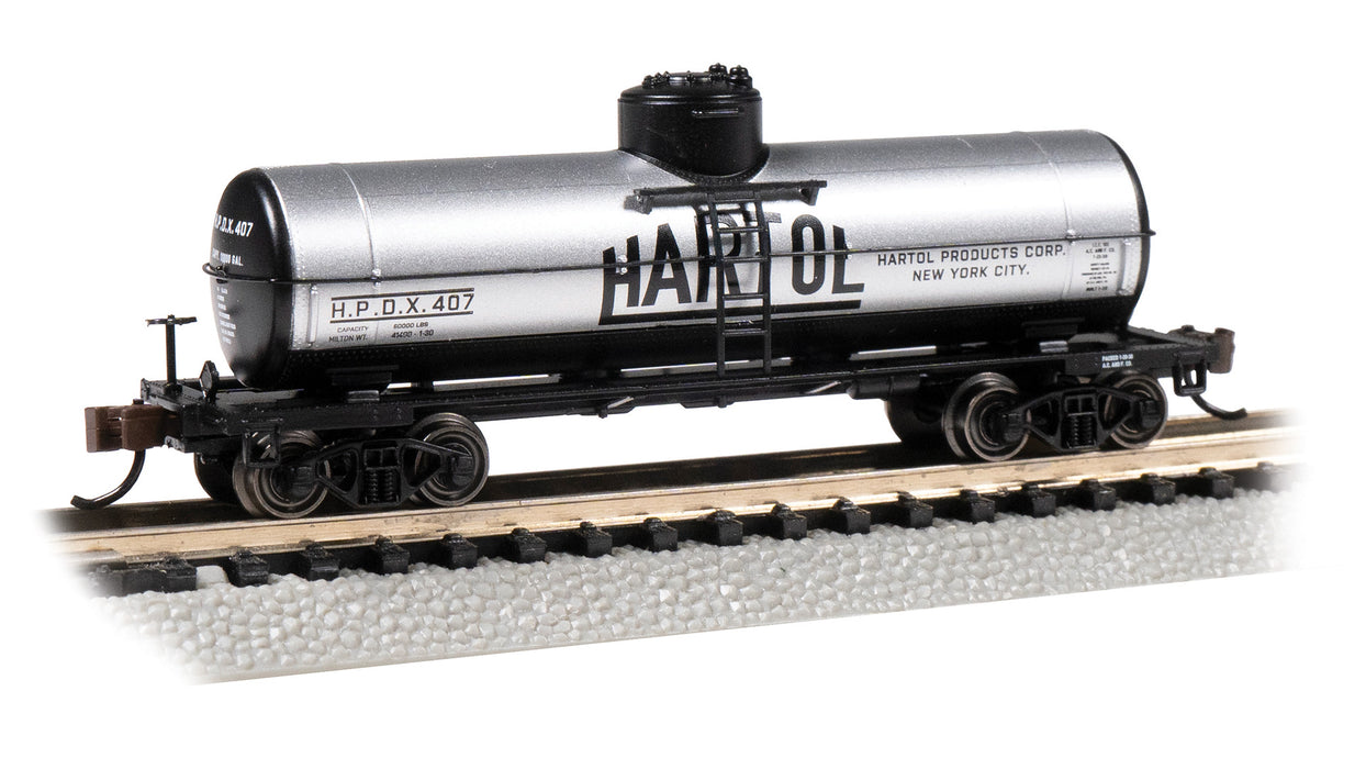 Bachmann 17868 N Scale Single Dome Tank Car Hartol HPOX 407