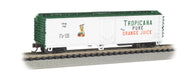 Bachmann 17954 N Scale 50' Steel Reefer Tropicana TPIX - White