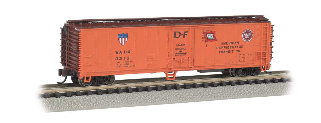 Bachmann 17955 N Scale 50' Steel Reefer American Refrigerator WAB/MP
