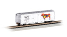 Bachmann 17963 N Scale 50' Steel Reefer Canadian National "Beef Special" CN 235091