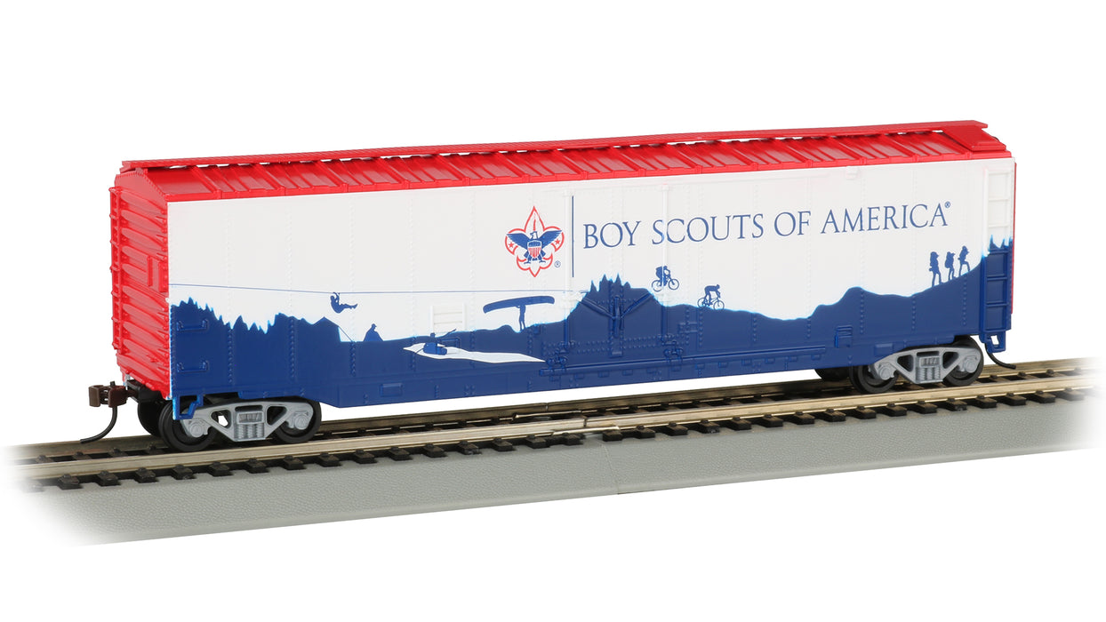 Bachmann 18013 HO Scale 50' Plug Door Boxcar Boy Scouts of America