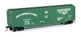 Bachmann 18032 HO Scale 50' Plug Door Boxcar Gulf, Mobile & Ohio GM&O 1244 - NOS