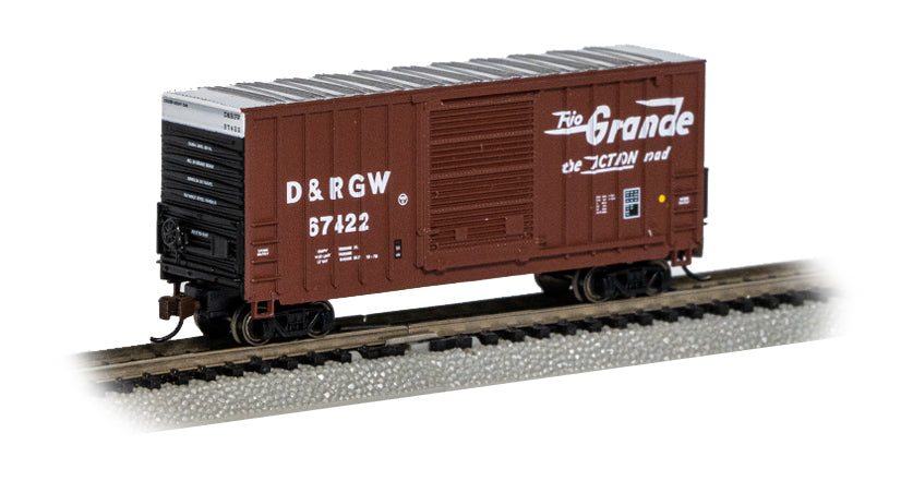 Bachmann 18253 N Scale Hi-Cube Boxcar Rio Grande D&RGW 67422