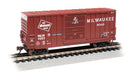 Bachmann 18255 N Scale Hi-Cube Boxcar Milwaukee Road MILW 4603