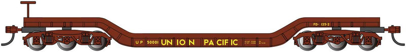 Bachmann 18338 HO Scale Heavy Duty Depressed Center Flatcar Union Pacific UP 50001