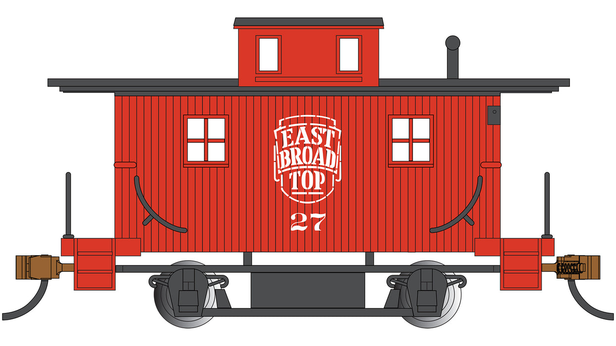 Bachmann 18411 HO Scale Bobber Caboose East Broad Top EBT 27