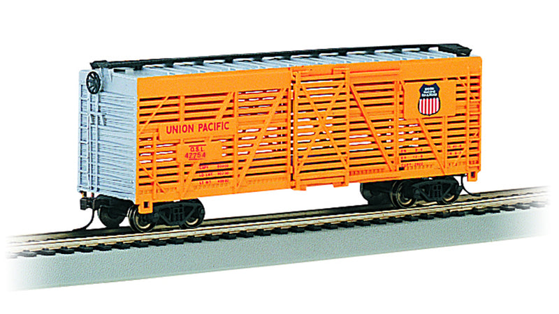 Bachmann 18519 HO Scale 40' Stock Car Union Pacific UP 47754