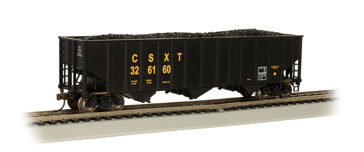 Bachmann 18705 HO Scale 100 Ton 3 Bay Hopper CSXT 326160