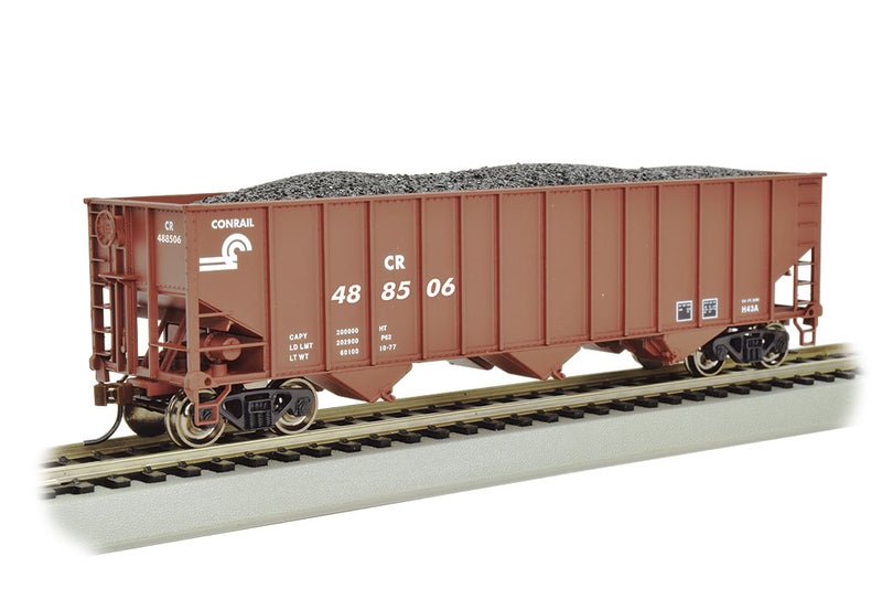 Bachmann 18712 HO Scale 100 Ton 3 Bay Hopper Conrail CR 488506