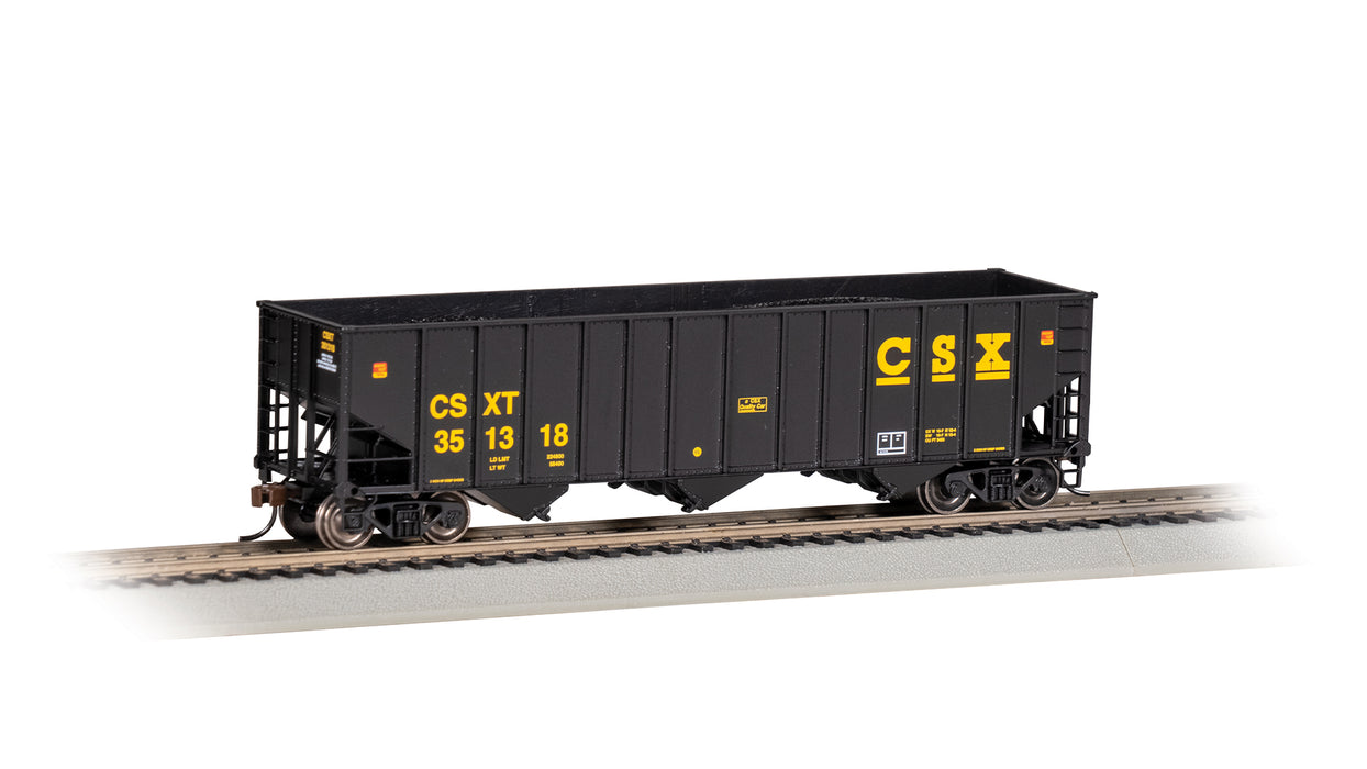 Bachmann 18727 HO Scale 100 Ton 3 Bay Hopper CSX 351318