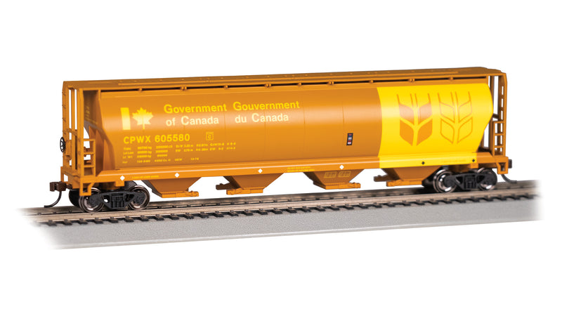 Bachmann 19105 HO Scale 4 Bay Covered Hopper Government of Canada CPWX