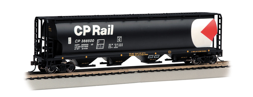 Bachmann 19129 HO Scale 4 Bay Covered Hopper Canadian Pacific CP Rail