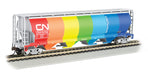 Bachmann 19133 HO Scale 4 Bay Covered Hopper Canadian National "Demonstrator" CN