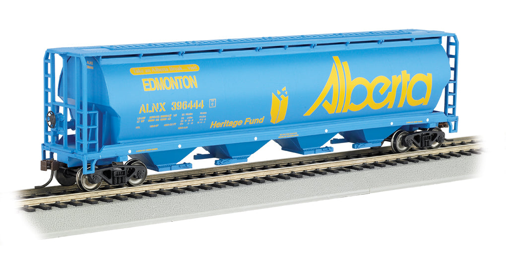 Bachmann 19138 HO Scale 4 Bay Covered Hopper Alberta "Edmonton" ALNX