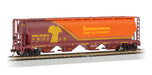 Bachmann 19140 HO Scale 4 Bay Covered Hopper Saskatchewan Wheat SKNX