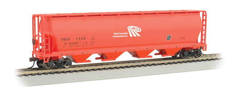 Bachmann 19143 HO Scale 4 Bay Covered Hopper Potash Corporation CGLX