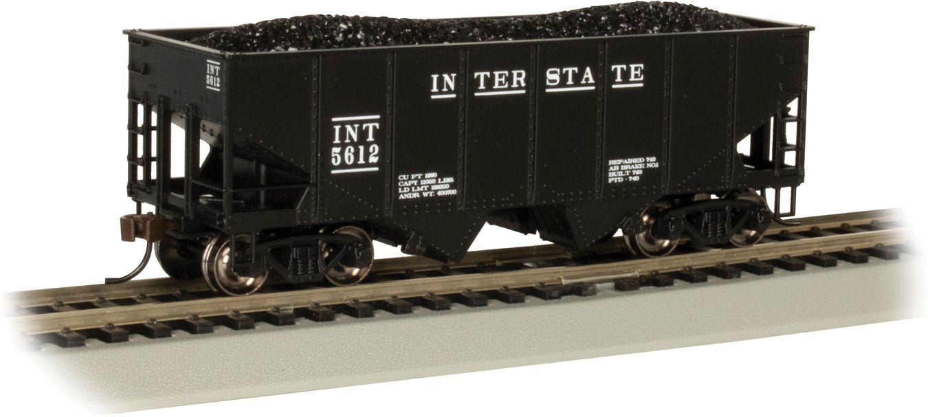Bachmann 19513 HO Scale 55 Ton 2 Bay Hopper Interstate 5612
