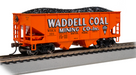 Bachmann 19515 HO Scale USRA 55 Ton Hopper Car with Coal Load Waddell Coal 101