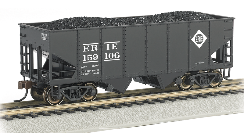 Bachmann 19516 HO Scale USRA 55 Ton Hopper Car with Coal Load Erie 156106