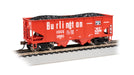 Bachmann 19518 HO Scale USRA 55 Ton Hopper Car with Coal Load Burlington CB&Q 189301