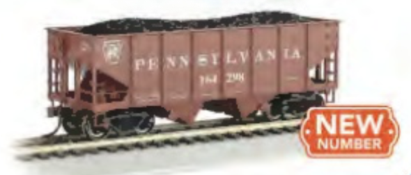 Bachmann 19519 HO Scale USRA 55 Ton Hopper Car with Coal Load Pennsylvania PRR 164298