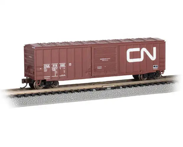 Bachmann 19669 N Scale ACF Outside Braced 50'6" Boxcar Canadian National CN 419097