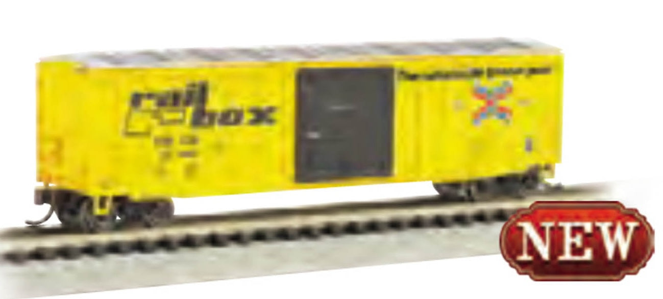 Bachmann 19670 N Scale ACF Outside Braced 50'6" Boxcar Railbox RBOX 32482