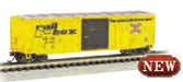 Bachmann 19670 N Scale ACF Outside Braced 50'6" Boxcar Railbox RBOX 32482