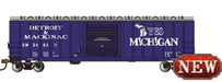 Bachmann 19671 N Scale ACF Outside Braced 50'6" Boxcar Detroit & Mackinac "Yes Michigan" D&M 2463