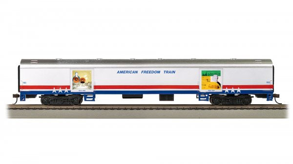 Bachmann 19903 HO Scale American Freedom Train Exhibit Car "1816-1836" 103 with Interior Lighting