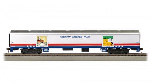 Bachmann 19903 HO Scale American Freedom Train Exhibit Car "1816-1836" 103 with Interior Lighting