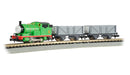 Bachmann 24030 N Scale Thomas & Friends Percy and the Troublesome Trucks Train Set