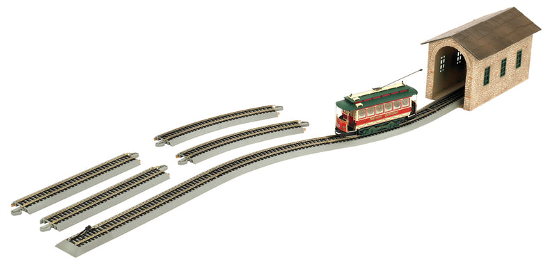 Bachmann 25017 On30 Scale Vintage Streetcar Christmas Set