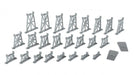 Bachmann 42523 N Scale 26 Piece Graduated Trestle Set
