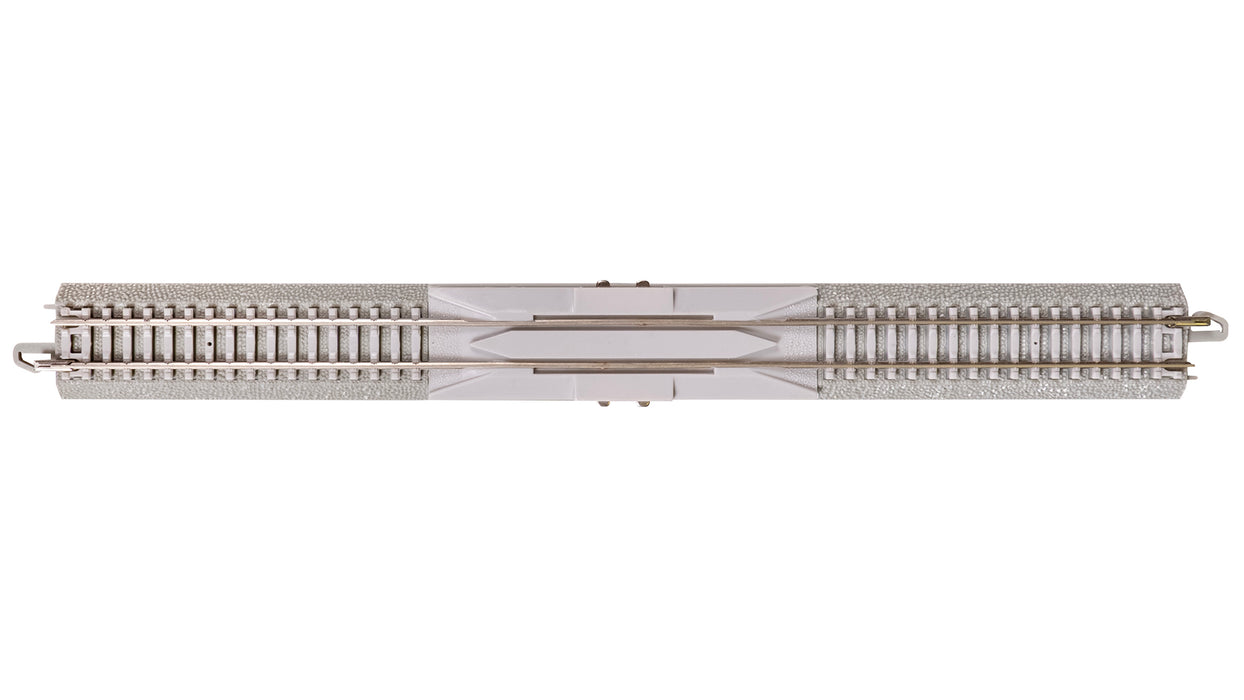 Bachmann 44020 N Scale E-Z Track with Concrete Ties 10" Straight Terminal Re-railer with Wire