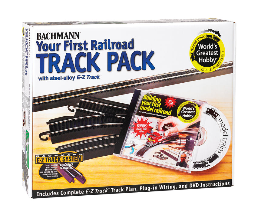 Bachmann 44497 HO Scale Steel E-Z Track Worlds Greatest Hobby Track Pack