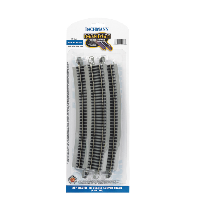 Bachmann 44506 HO Scale E-Z Track 28" Radius Curve (5)