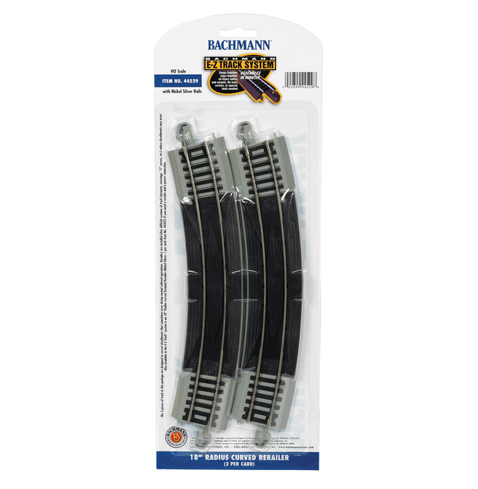 Bachmann 44529 HO Scale E-Z Track 18" Radius Curve Rerailer (2)