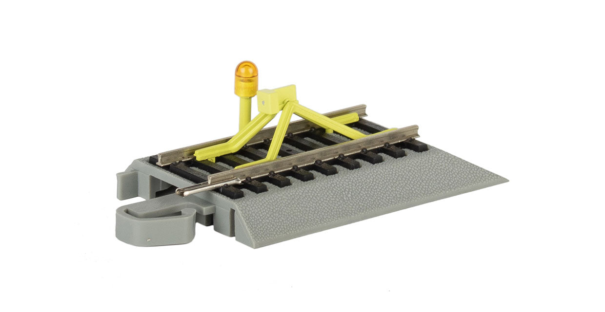 Bachmann 44593 HO Scale E-Z Track Bumper with Flashing LED Light