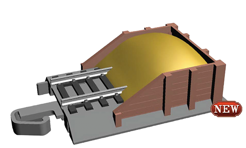 Bachmann 44599 HO Scale E-Z Track with Sand Bumpers 2 Pack