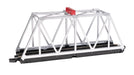 Bachmann 44870 N Scale E-Z Track Silver Truss Bridge with Blinking Light