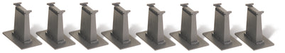 Bachmann 44872 N Scale E-Z Track Track Tall Pier Set (8)